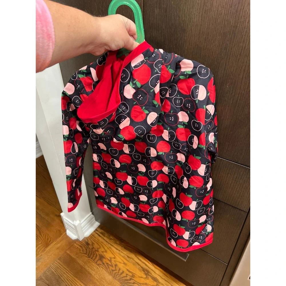Gymboree Apple fall‎ raincoat girls size 5-6